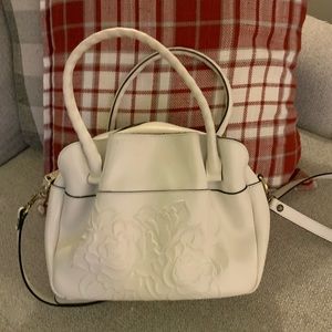 Patricia Nash Embossed White Bag